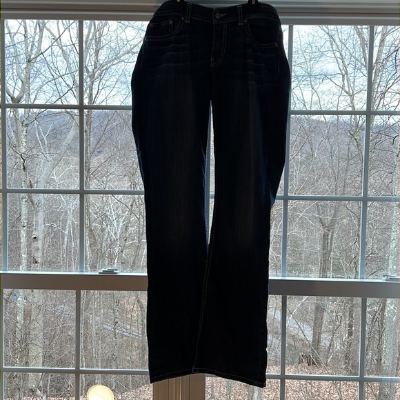 BKE Denim jeans Dakota 30x35 1/2 zip flare - Picture 5 of 7